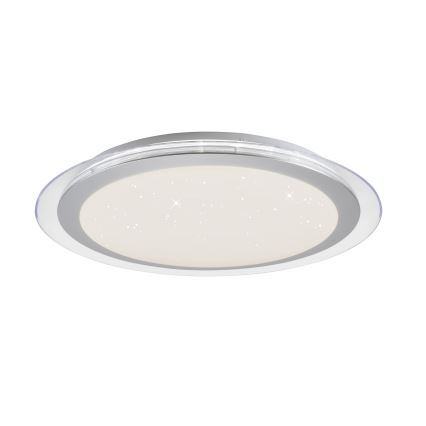 Leuchten Direkt 15411-21- LED RGB Zatemnitvena stropna svetilka CYBA LED/26W/230V + Daljinski upravljalnik