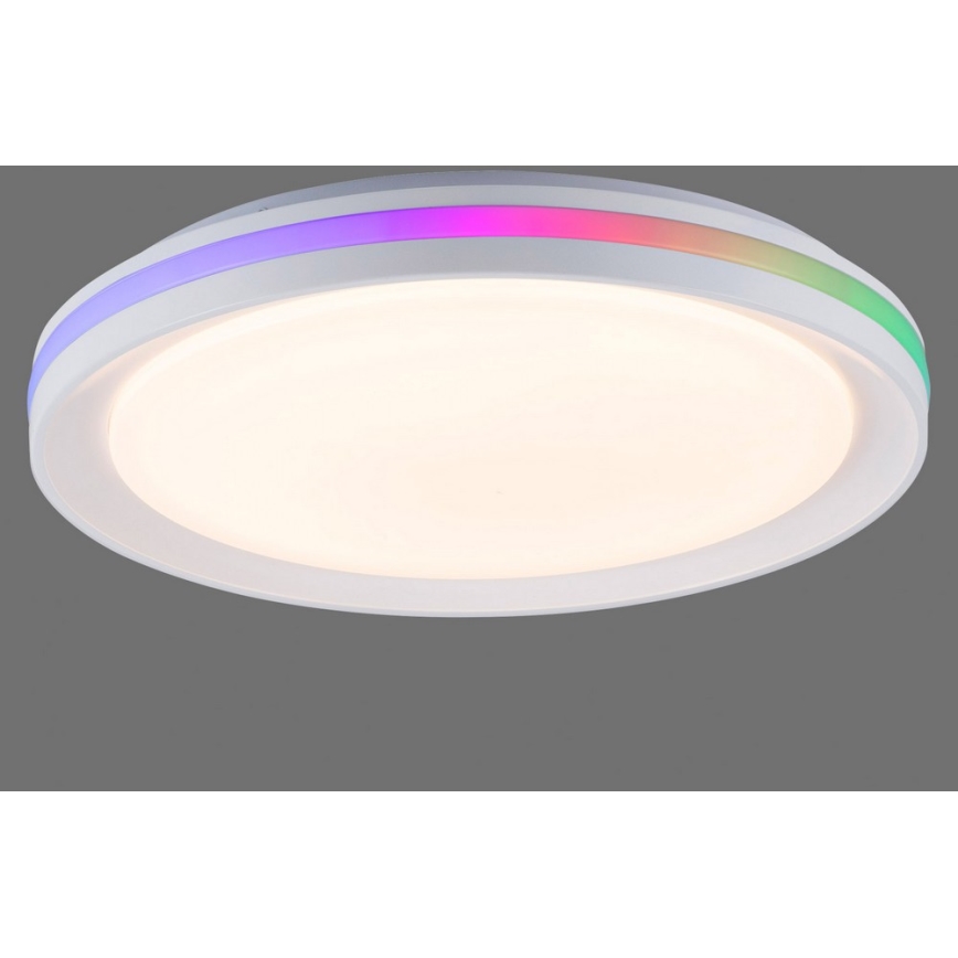 Leuchten Direkt 15544-16 - LED RGB Zatemnitvena stropna svetilka RIBBON LED/15W/230V + Daljinski upravljalnik
