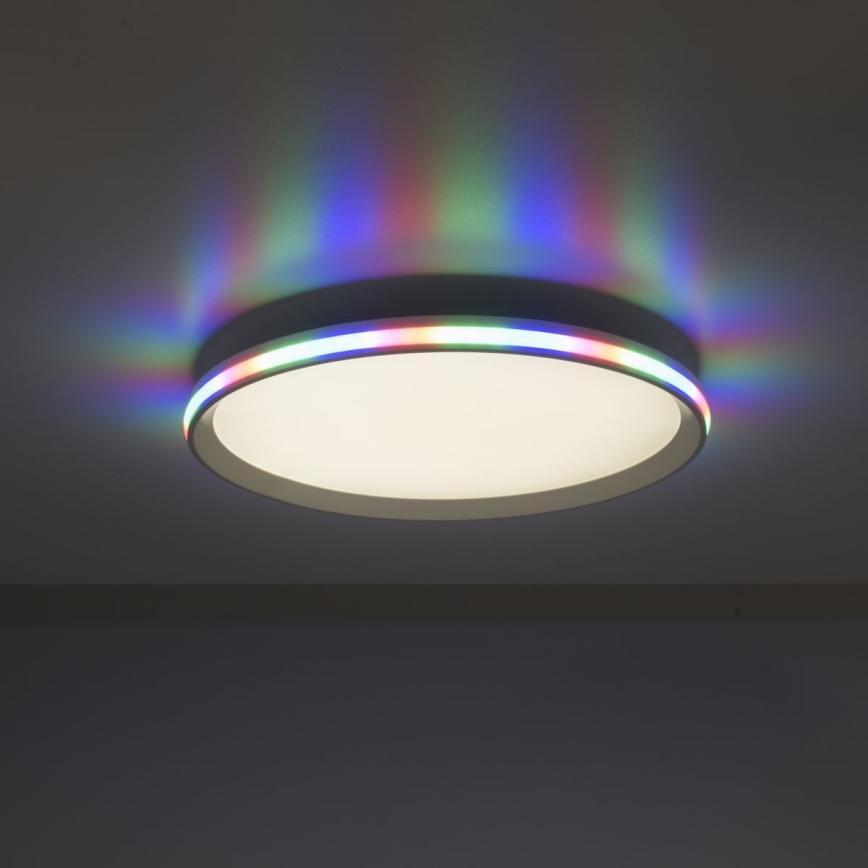 Leuchten Direkt 15555-16 - LED RGBW Zatemnitvena stropna svetilka GALACTICA LED/28W/230V 2700-5000K + Daljinski upravljalnik