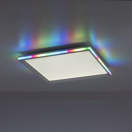 Leuchten Direkt 15556-16 - LED RGB Zatemnitvena stropna svetilka GALACTICA LED/32W/230V + Daljinski upravljalnik