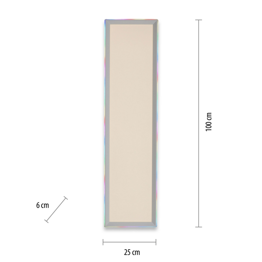 Leuchten Direkt 15557-16 - LED RGB Zatemnitvena stropna svetilka GALACTICA LED/40W/230V + Daljinski upravljalnik