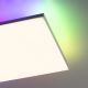 Leuchten Direkt 15561-16 - LED RGB Zatemnitvena stropna svetilka CONRAD LED/27W/230V + Daljinski upravljalnik