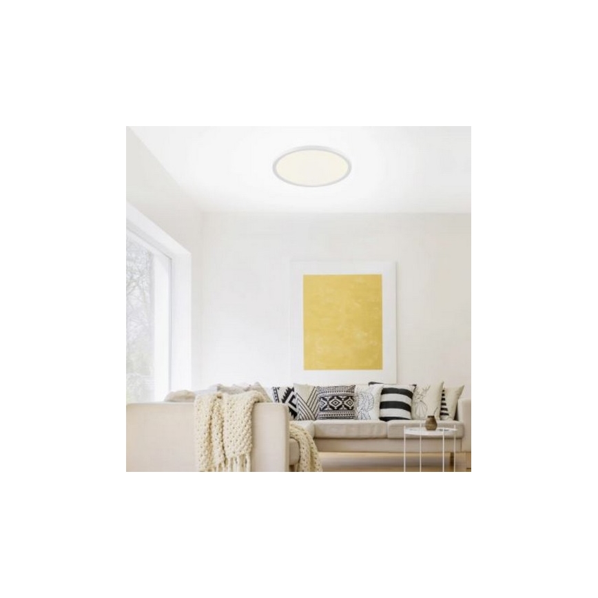 Leuchten Direkt 15571-16 - LED Zatemnitvena stropna svetilka FLAT LED/23,5W/230V 2700-5000K + Daljinski upravljalnik