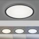 Leuchten Direkt 15571-18 - LED Zatemnitvena stropna svetilka FLAT LED/23,5W/230V 2700-5000K + Daljinski upravljalnik