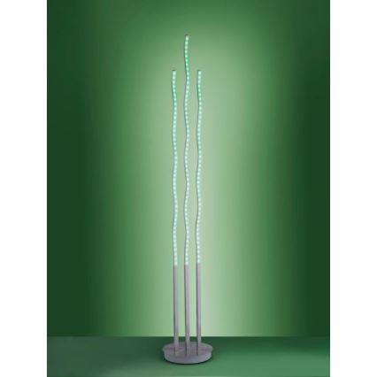 Leuchten Direkt 16268-55 - LED RGB Zatemnitvena talna svetilka WAVE LED/31W/230V + Daljinski upravljalnik