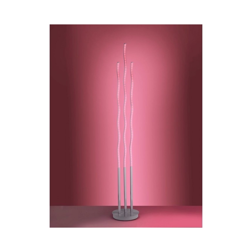Leuchten Direkt 16268-55 - LED RGB Zatemnitvena talna svetilka WAVE LED/31W/230V + Daljinski upravljalnik