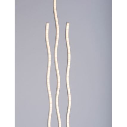 Leuchten Direkt 16268-55 - LED RGB Zatemnitvena talna svetilka WAVE LED/31W/230V + Daljinski upravljalnik