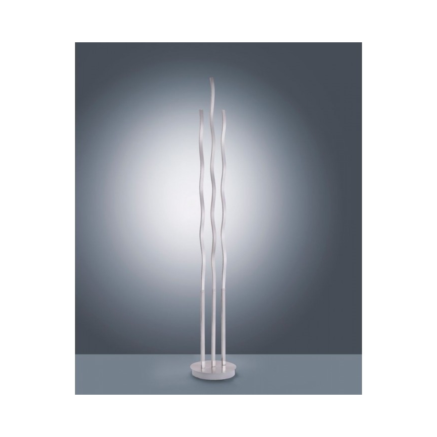 Leuchten Direkt 16268-55 - LED RGB Zatemnitvena talna svetilka WAVE LED/31W/230V + Daljinski upravljalnik