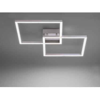 Leuchten Direkt 16429-55 - LED RGB Zatemnitvena stropna svetilka LOLA 2xLED/12,5W/230V Tuya + daljinski upravljalnik