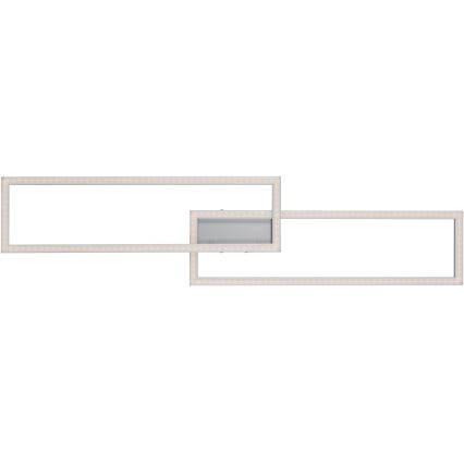 Leuchten Direkt 16430-55 - LED RGBW zatemnljivo stropno svetilo MAXI 2xLED/18W/230V 2700-5000K matni krom + daljinski upravljalnik