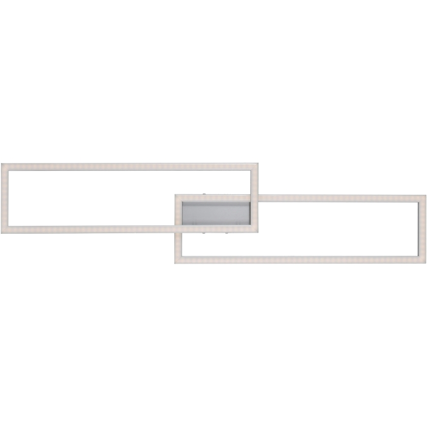 Leuchten Direkt 16430-55 - LED RGBW zatemnljivo stropno svetilo MAXI 2xLED/18W/230V 2700-5000K matni krom + daljinski upravljalnik