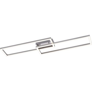 Leuchten Direkt 16430-55 - LED RGBW zatemnljivo stropno svetilo MAXI 2xLED/18W/230V 2700-5000K matni krom + daljinski upravljalnik