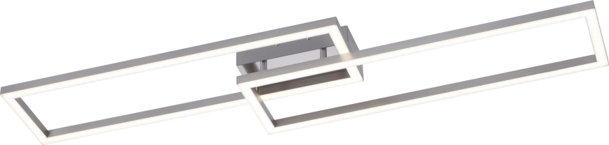 Leuchten Direkt 16430-55 - LED RGBW zatemnljivo stropno svetilo MAXI 2xLED/18W/230V 2700-5000K matni krom + daljinski upravljalnik