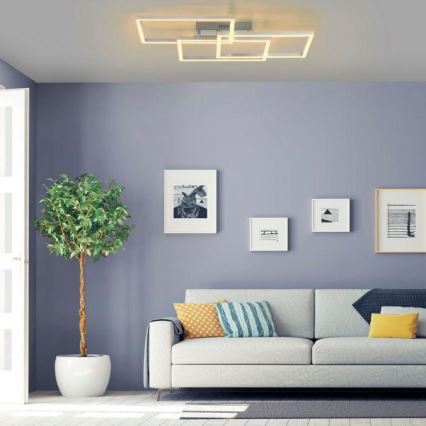 Leuchten Direkt 16431-55 - LED RGB Zatemnitveni lestenec MAXI LED/27W/230V + Daljinski upravljalnik