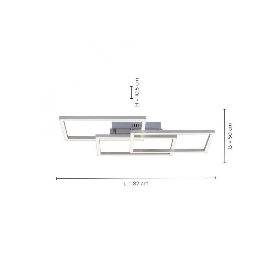 Leuchten Direkt 16431-55 - LED RGB Zatemnitveni lestenec MAXI LED/27W/230V + Daljinski upravljalnik