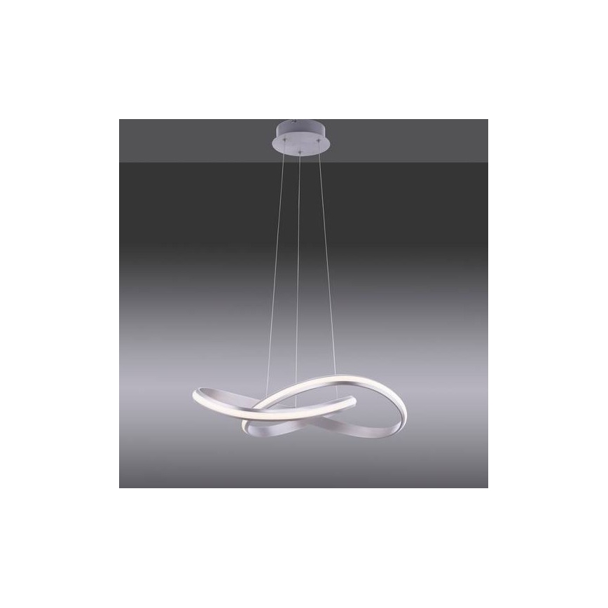 Leuchten Direkt 18432-55 - LED RGB Zatemnitveni lestenec na vrvici MELINDA LED/28W/230V + Daljinski upravljalnik