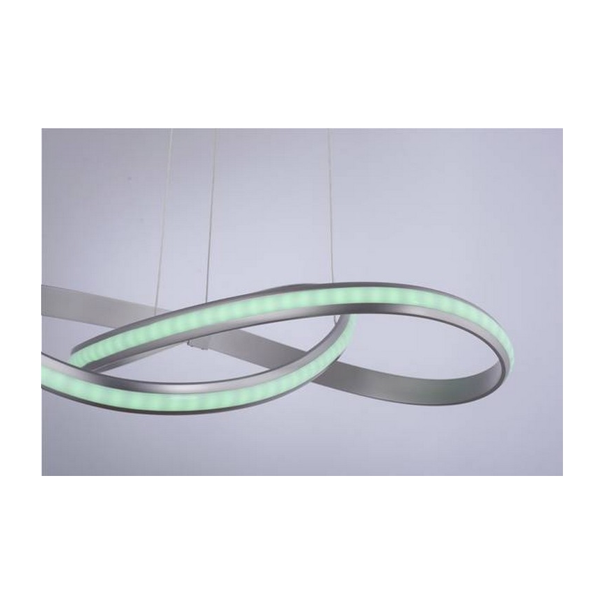 Leuchten Direkt 18432-55 - LED RGB Zatemnitveni lestenec na vrvici MELINDA LED/28W/230V + Daljinski upravljalnik