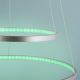Leuchten Direkt 18460-55 - LED RGB Lestenec na vrvici CIRCLE LED/22,5W/230V + LED/16W + Daljinski upravljalnik