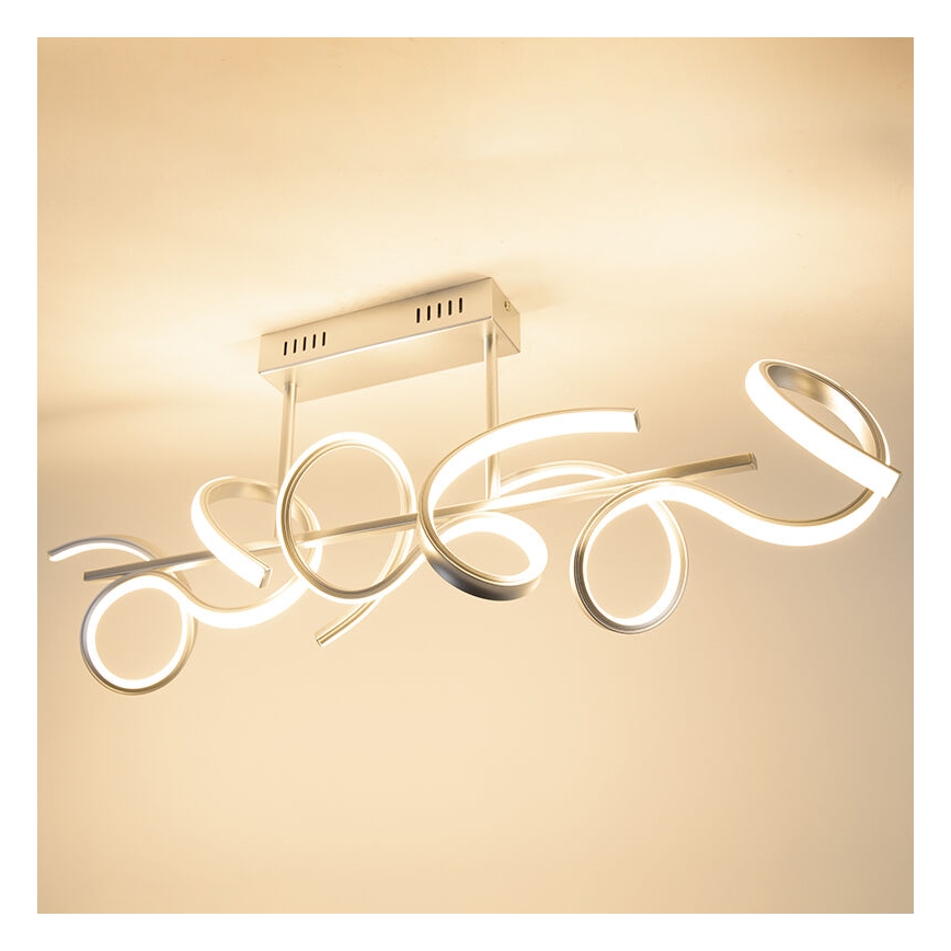 Leuchten Direkt 19032-21 - LED Zatemnitveni lestenec CURLS LED/25,8W/230V