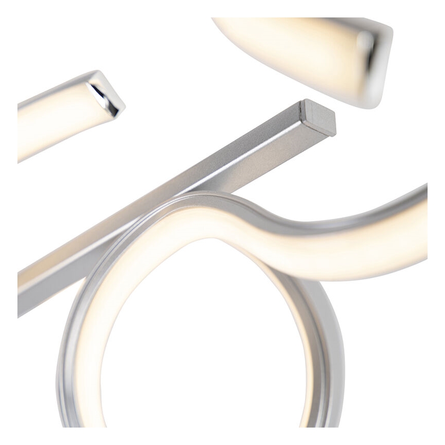 Leuchten Direkt 19032-21 - LED Zatemnitveni lestenec CURLS LED/25,8W/230V