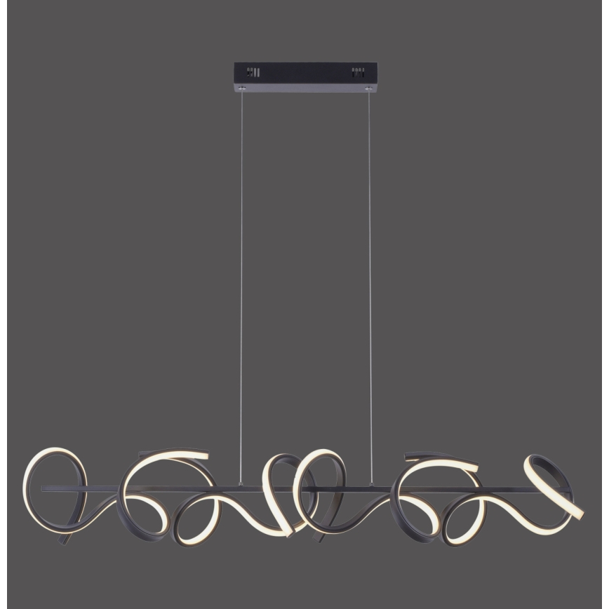 Leuchten Direkt 19033-18 - LED Zatemnitveni lestenec na drogu CURLS 4xLED/10,2W/230V