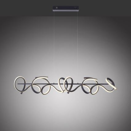 Leuchten Direkt 19033-18 - LED Zatemnitveni lestenec na drogu CURLS 4xLED/10,2W/230V