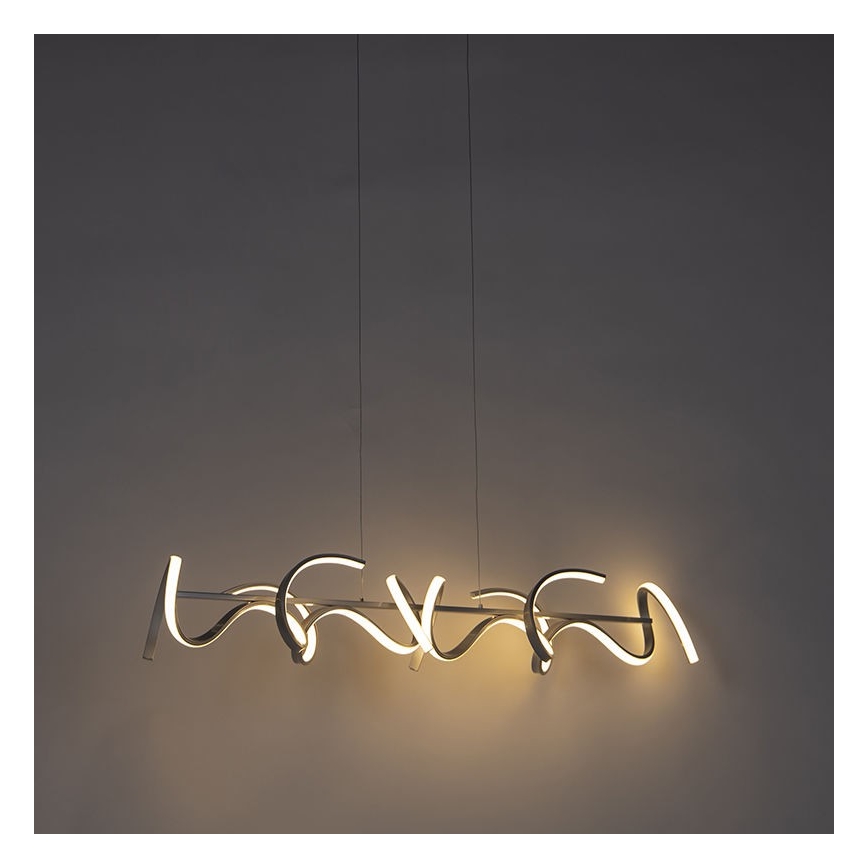 Leuchten Direkt 19033-21 - LED zatemnitvena viseča svetilka na vrvici CURLS LED/40,8W/230V