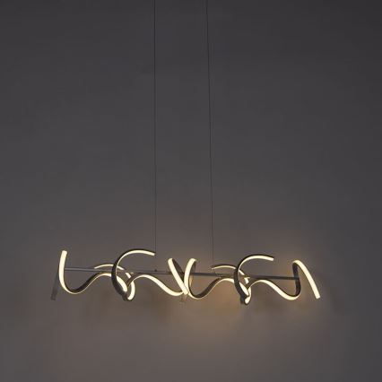 Leuchten Direkt 19033-21 - LED zatemnitvena viseča svetilka na vrvici CURLS LED/40,8W/230V