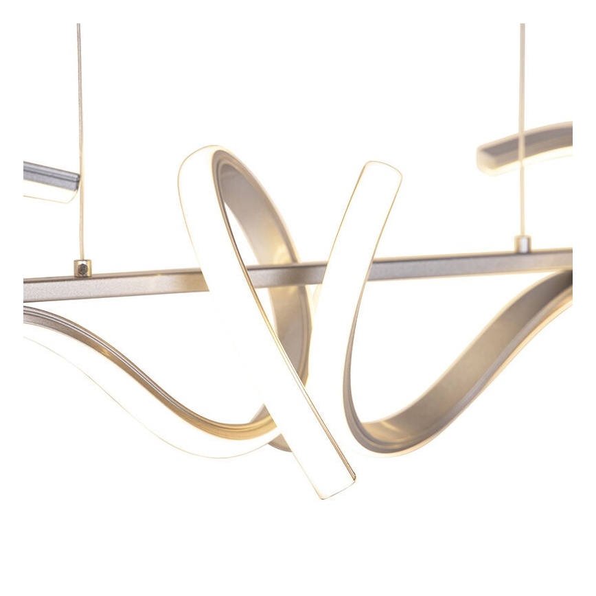 Leuchten Direkt 19033-21 - LED Zatemnitveni lestenec na vrvici CURLS LED/40,8W/230V
