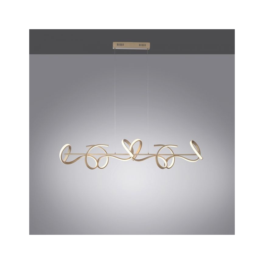 Leuchten Direkt 19033-60 - LED Zatemnitveni lestenec na vrvici CURLS LED/40,8W/230V