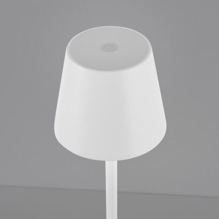 Leuchten Direkt 19250-16 - LED Zunanja zatemnitvena polnilna namizna svetilka EURIA LED/3W/5V 2600 mAh IP54 bela