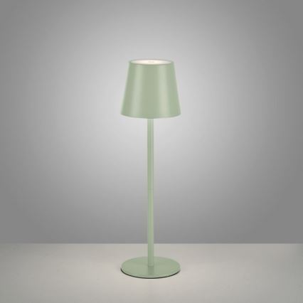 Leuchten Direkt 19250-43 - LED Zunanja zatemnitvena polnilna namizna svetilka EURIA LED/3W/5V IP54 zelena
