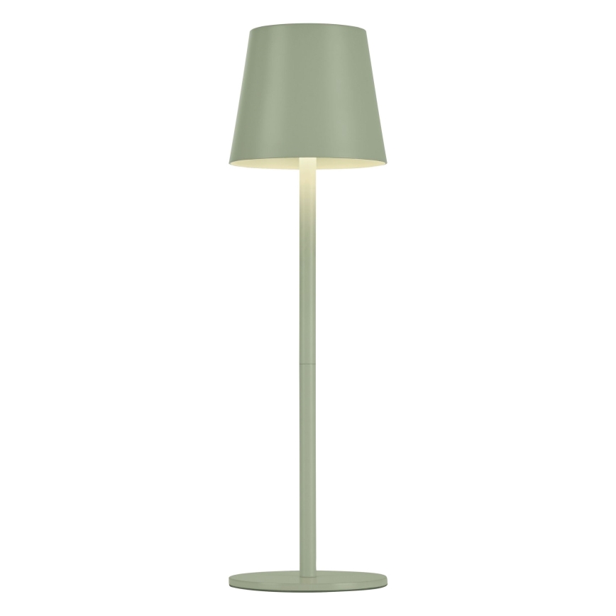 Leuchten Direkt 19250-43 - LED Zunanja zatemnitvena polnilna namizna svetilka EURIA LED/3W/5V IP54 zelena