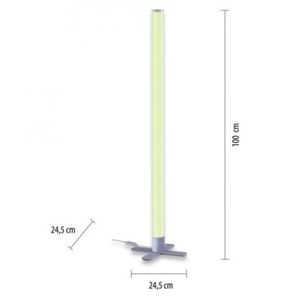 Leuchten Direkt 19902-21 - LED RGB Zatemnitvena svetilka RINGO LED/10W/230V + Daljinski upravljalnik