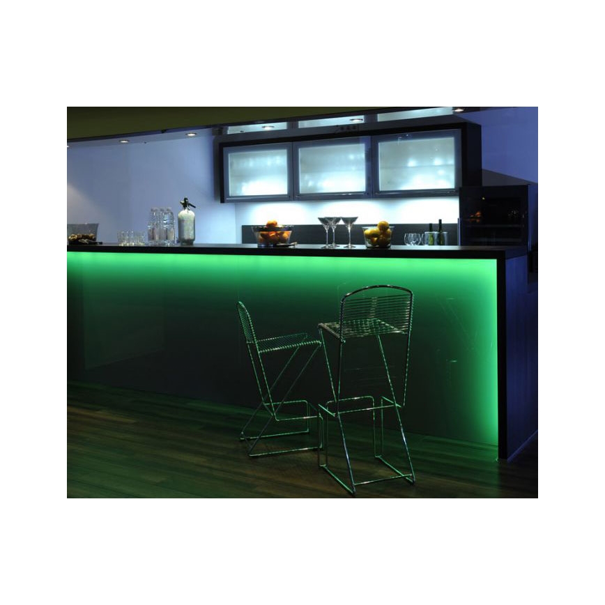 Leuchten Direkt 81215-70-LED RGB Zatemnitveni trak TEANIA 5m LED/19W/12/230V + Daljinski upravljalnik