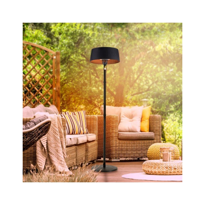Leuchten Direkt 99507-18 - Zunanji grelni element GLOW 1500W/230V 1,95 m IP44 črna