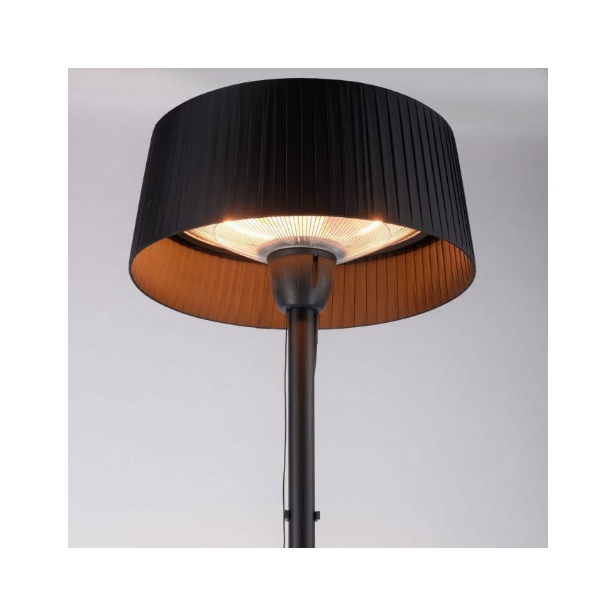 Leuchten Direkt 99507-18 - Zunanji grelni element GLOW 1500W/230V 1,95 m IP44 črna