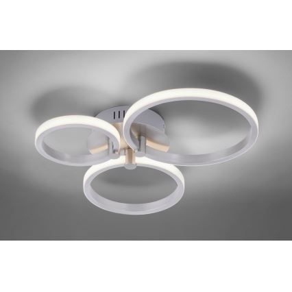 Leuchten Direkt 12110-55 - LED pritrjena stropna svetilka JOHANNA LED/4,5W/230V+LED/6W+LED/7,5W