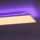 Leuchten Direkt - LED RGB Zatemnitvena stropna svetilka GUSTAV LED/27,3W/230V + LED/1,4W 2700-5000K + Daljinski upravljalnik
