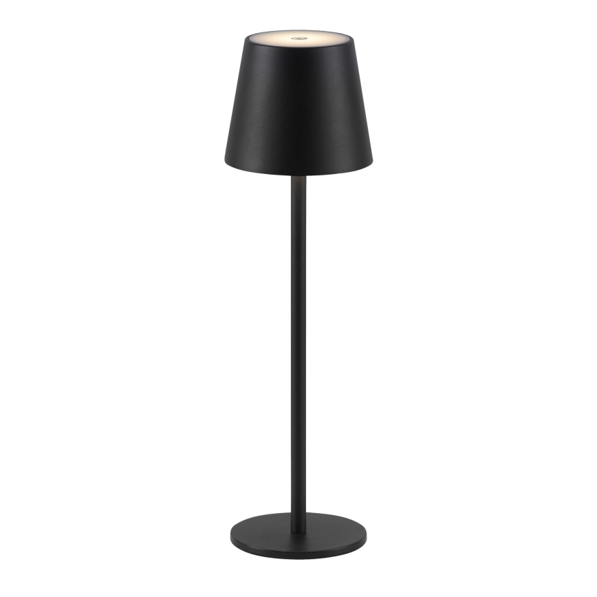 Leuchten Direkt 19250-18 - LED Zunanja zatemnitvena polnilna namizna svetilka EURIA LED/3W/5V 2600 mAh IP54 črna