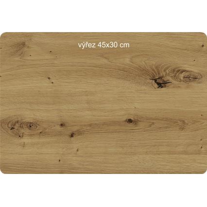 Li-Go 23628/DUB3 - Stenska ura LED/1xAA premer 32 cm svetel hrast/Krog