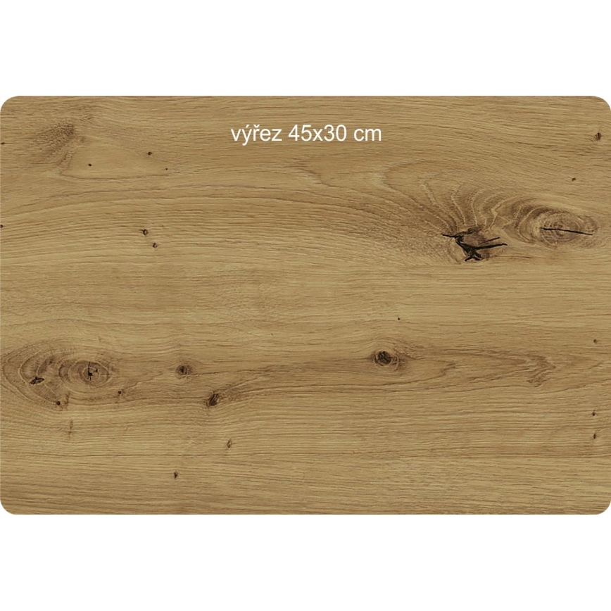 Li-Go 23628/DUB3 - Stenska ura LED/1xAA premer 32 cm svetel hrast/Krog