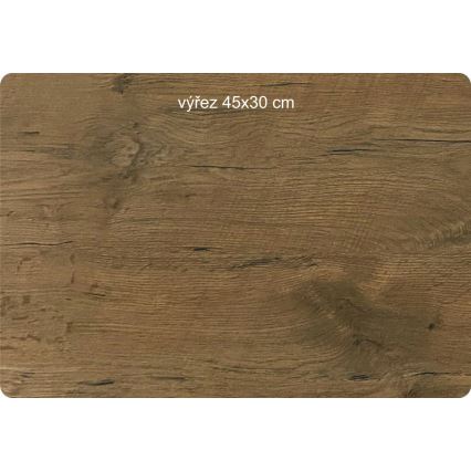 Li-Go 5499/DUB2 - Stenska ura 1xAA 40x40 cm hrast