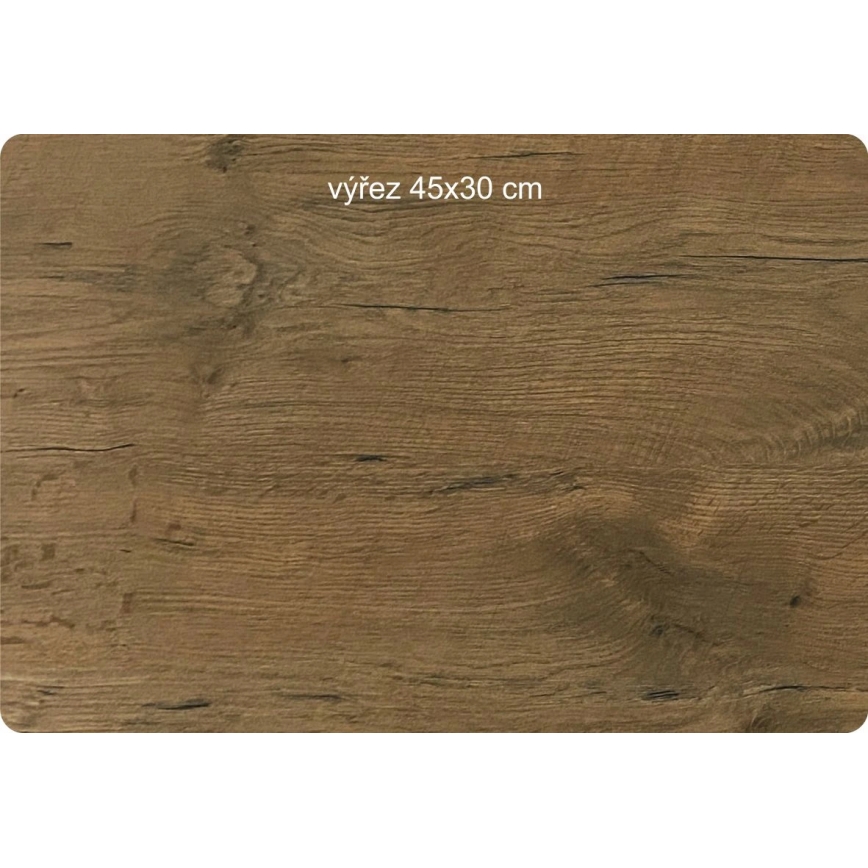 Li-Go 5499/DUB2 - Stenska ura 1xAA 40x40 cm hrast