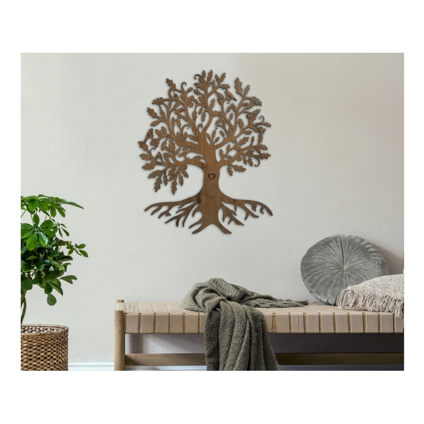 Li-Go 5739/DUB2 - Zatemnljiva stenska LED dekoracija LED/10W/230V 68x80 cm hrast