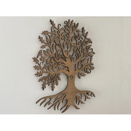 Li-Go 5739/DUB2 - Zatemnljiva stenska LED dekoracija LED/10W/230V 68x80 cm hrast