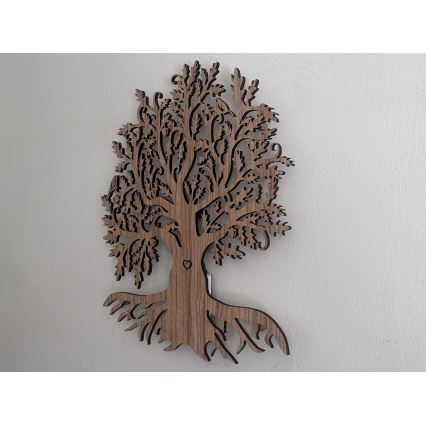 Li-Go 5747/DUB2 - LED stenska dekoracija z možnostjo zatemnitve LED/10W/230V 45x55 cm hrast