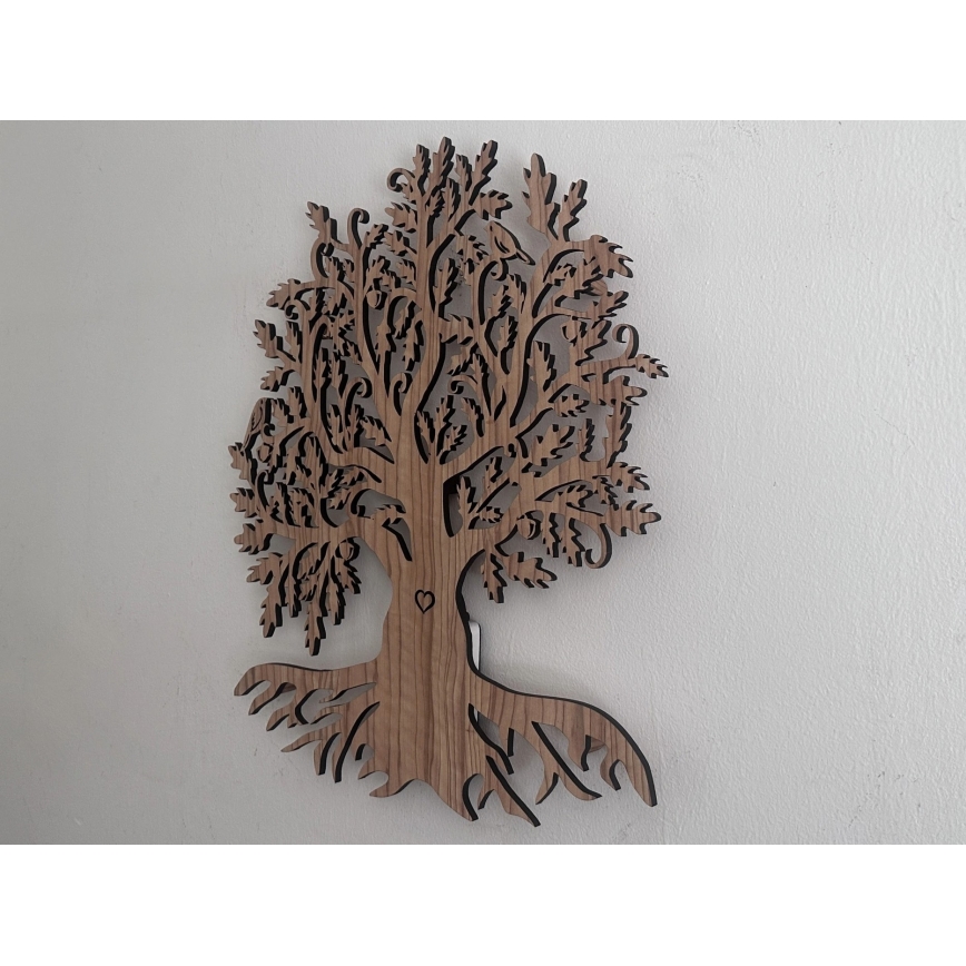 Li-Go 5747/DUB2 - LED stenska dekoracija z možnostjo zatemnitve LED/10W/230V 45x55 cm hrast