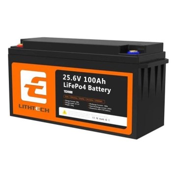 LiFePO4 akumulator za sončne sisteme 25,6 V / 100 Ah, IP66