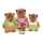 Li'l Woodzeez - Komplet figur HEALTHNUGGLE medved family
